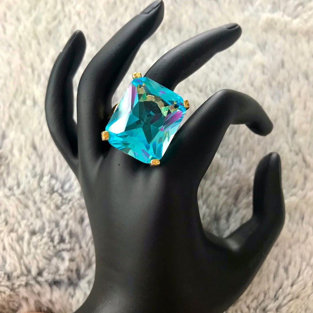 Bold Blue Sterling Silver Ring